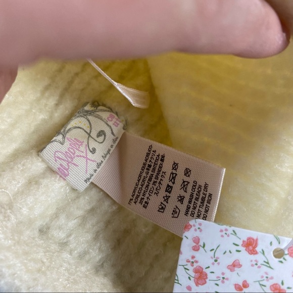 NWT Free People ivory knit beanie - Picture 5 of 5